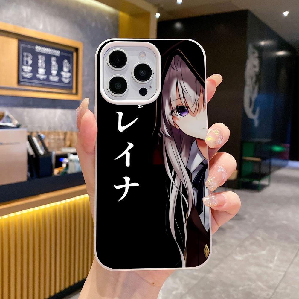 Wandering Witch Elaina Jelly Double layer White Mobile Phone Case for iPhone 17 16 15 14 13 12 11 Air Pro Max Plus Protective