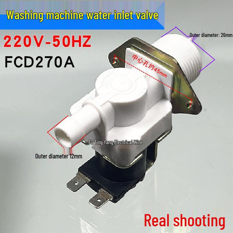Fully Automatic Washing Machine Solenoid Water Inlet Valve FCD3-90-180-270A Drum Accessory