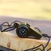 3 In 1 Emergency Safety Whistle Loud Survival Whistle Multi Functions with Mini Compass for Outdoor Hiking Camping Boating