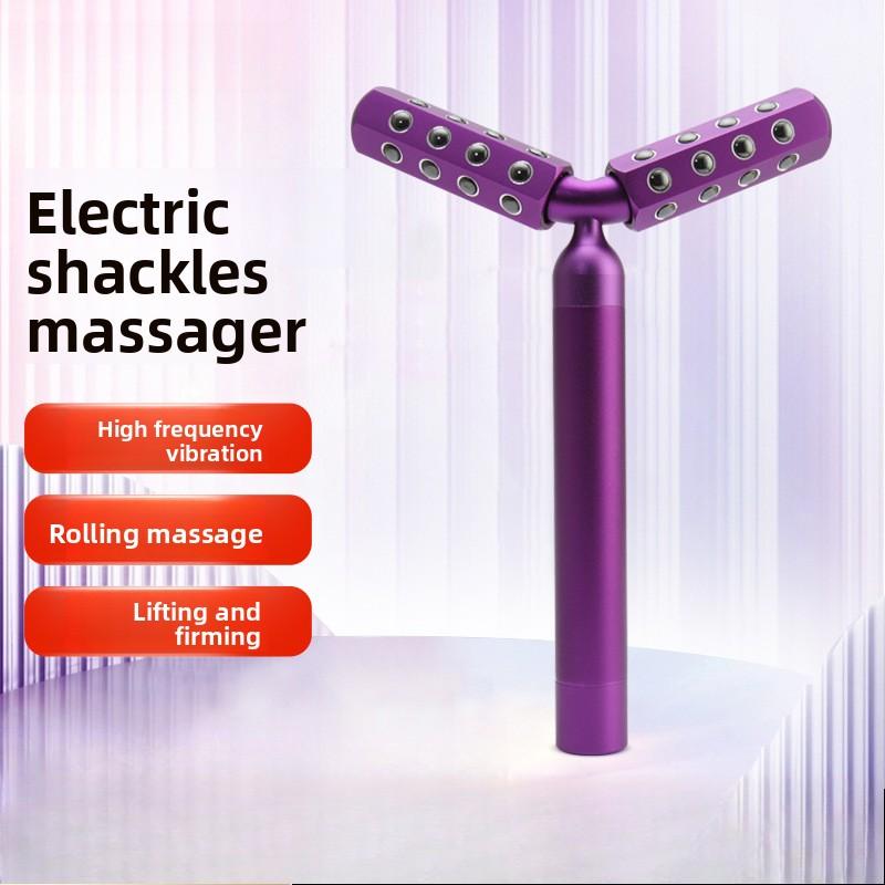 Elektrischer Rollenmassagegerät 3d Vibration Germanium Beauty Stick Großhandel Gesichtsroller Stick Elektrisches Schönheitsgerät