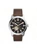 Men's Automatic Mechanical Leather Watch, Dial Hollowed-out Mechanical Design, Vintage Lightweight Perfect Business Settings. Showcases ) ME3118