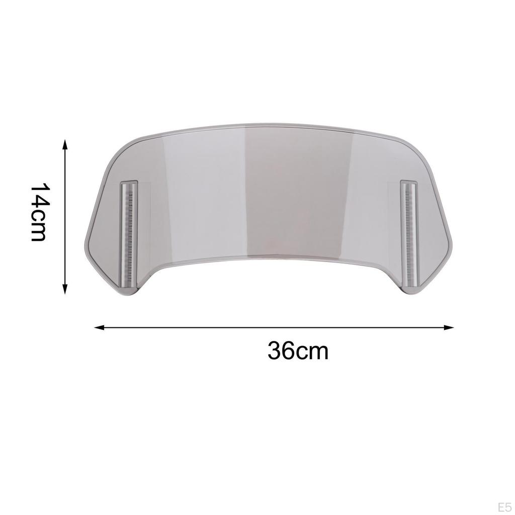 Motorcycle Windshield Extension Adjustable Clip On Sturdy Accessories Upgraded Heightened Windscreen