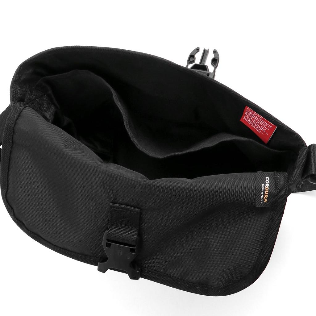 Pacific Nylon Messenger Bag FZP BLK