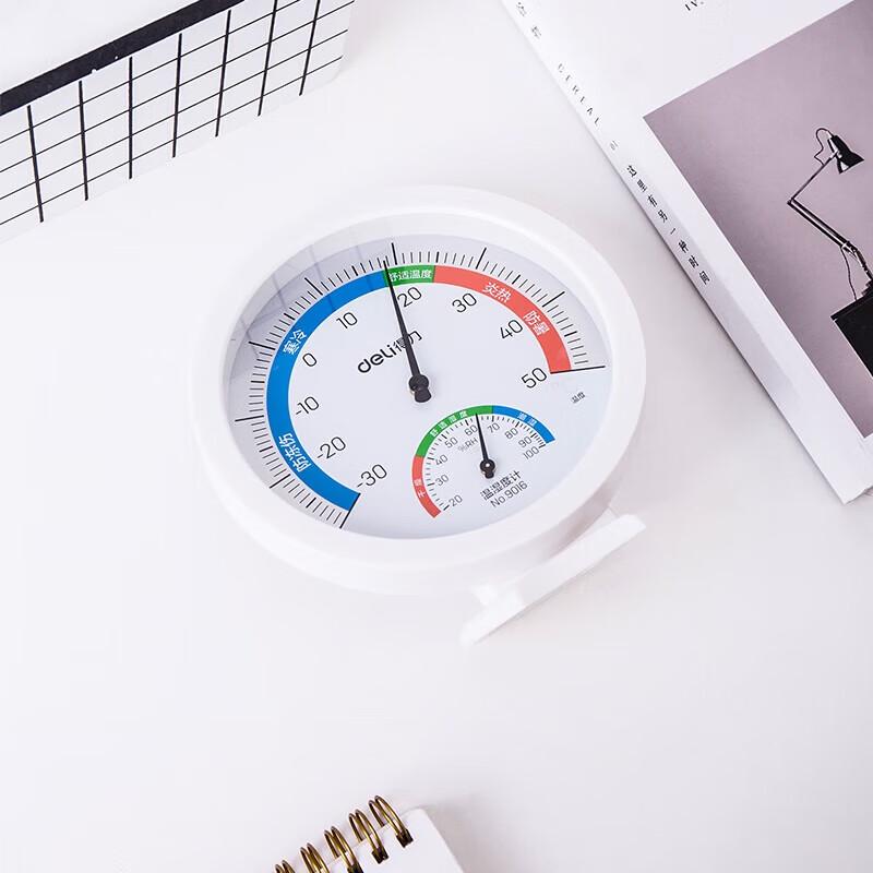 Deli Battery-Free Indoor Thermometer Hygrometer