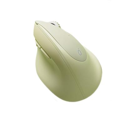 Ergonómico Vertical Bluetooth USB Dual Vertical 5DPI Compatible con Ratón Verde, Inalámbrico, y Modo 2.4GHz, Diseño, Silencioso, Alimentado por Batería,