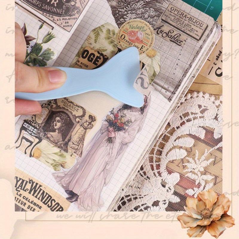 4Rolls/Box 3.54inch Width Vintage Washi Tape Set English Newspaper Themes Decorative Tape, Art Tape For Note-taking Supplies, Sc