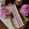 1PC Embossed Scented Candles Home Decoration Long Rod Candles Restauarant Long Candle Romantic 5 Colors