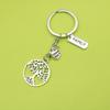 Vintage Tree of Life Alloy Pendant Keychain - Thanksgiving Holiday Gift & Decoration