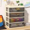 Desktop Jewelry Organizer Box Multi-Layer Storage for Office Stationery Pencils Student Supplies Bedroom Study Desk Organization