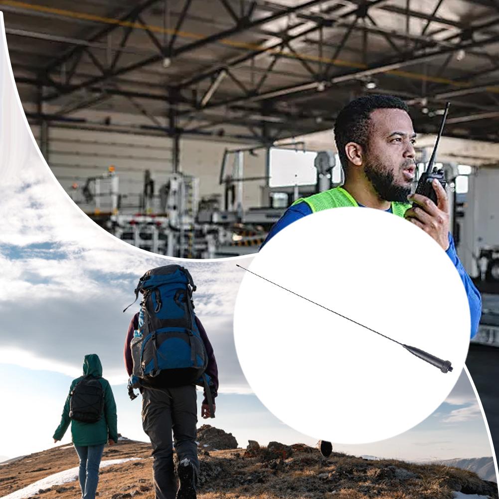 SMA Female/Male Telescopic Antenna External Omnidirectional High-Gain Antenna for Walkie Talkie UV-5R UV-XR