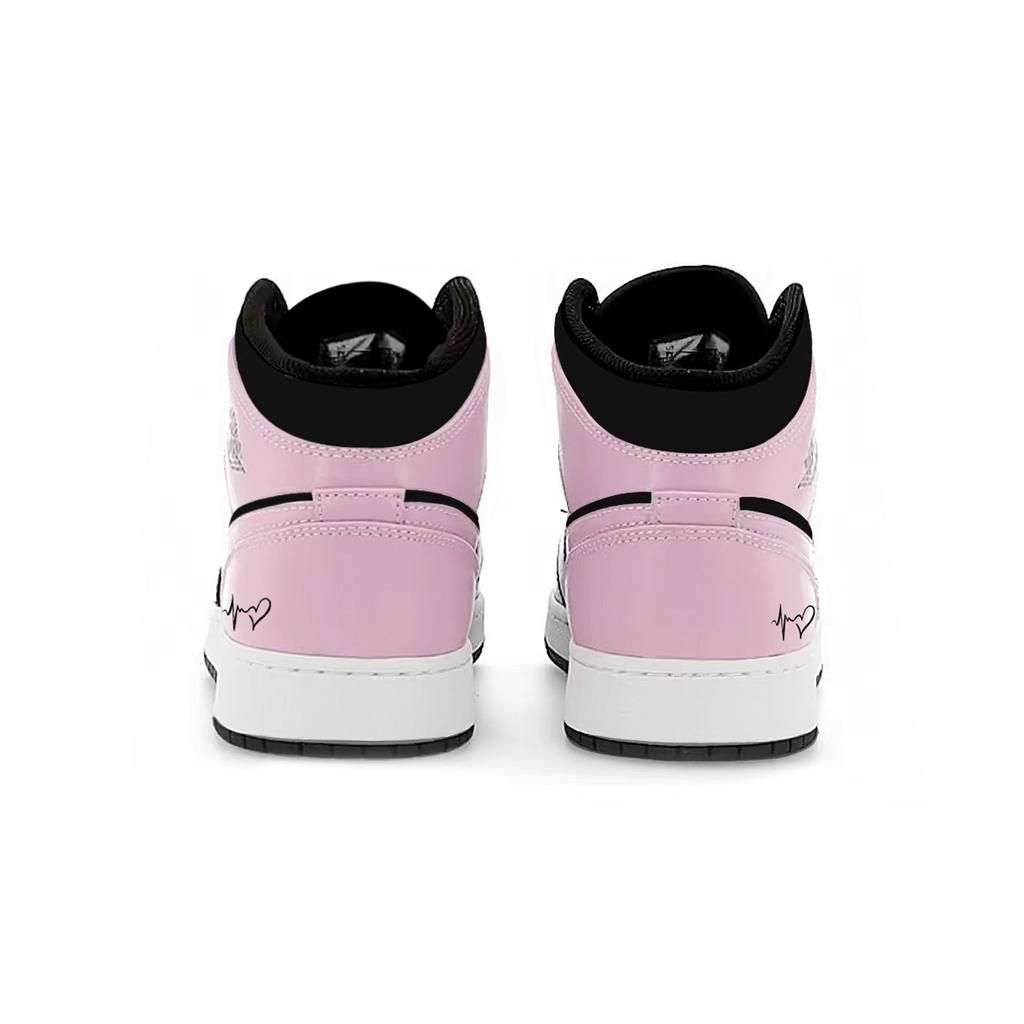 Jordan Air Jordan 1 Synthetic Leather, Split Cow Leather, Artificial Leather Abrasion Resistant High top 554724-132(Team63-SBOX)