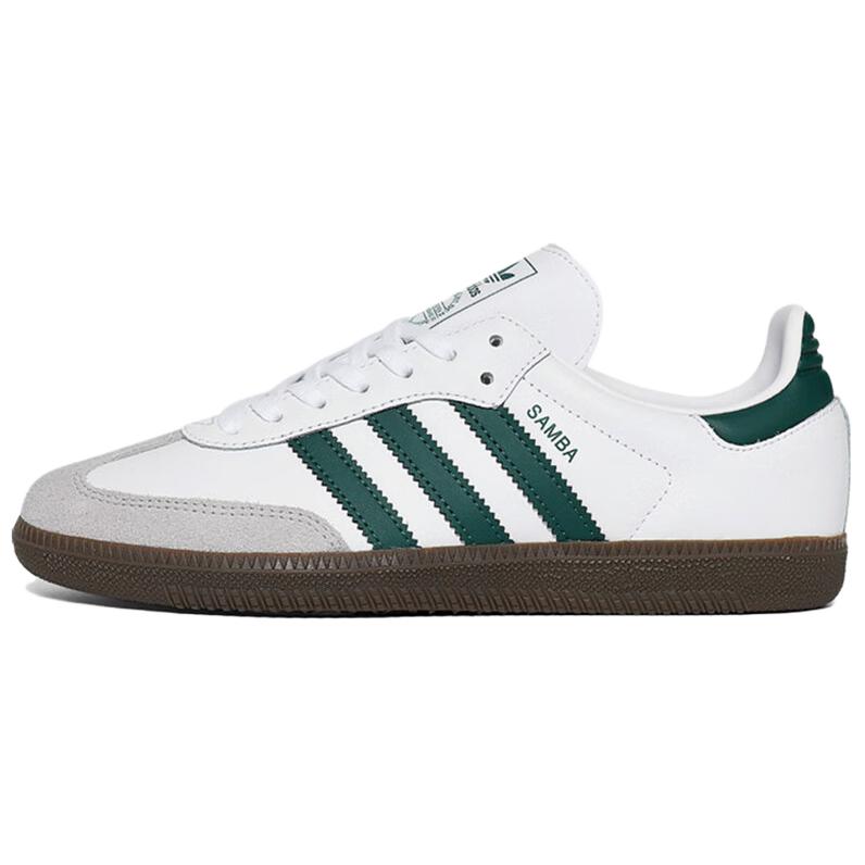 

Adidas Samba OG J Cloud White Green Kids Sneakers Collegiate-Green Gum JQ2843 36