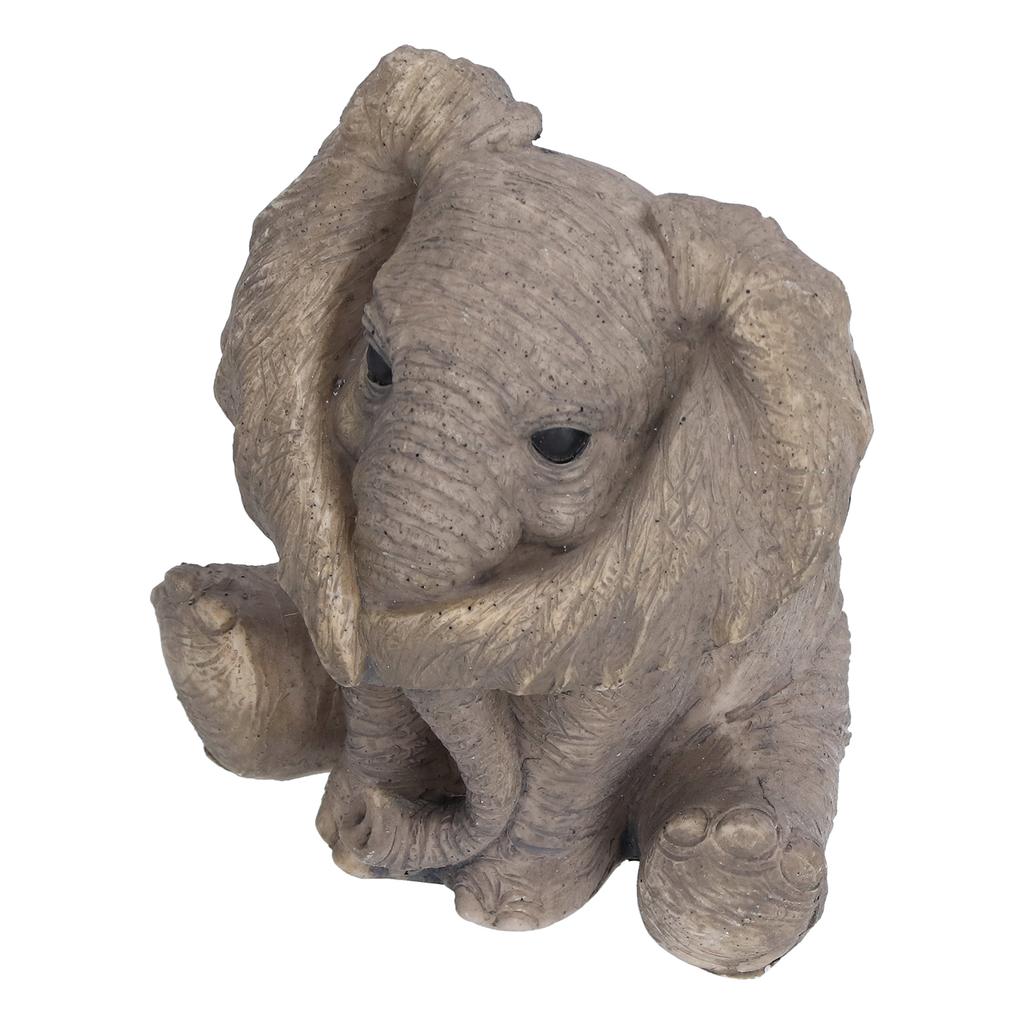 Resin Elephant Statue Crafts Cute Elephant Ornament Home Decoration for Living Room Bedroom
