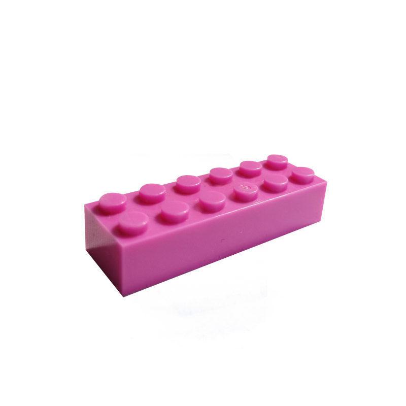 100g 2x6 Dot DlY Assembling Modules ThickFigures Bricks Educational Toy Creative Design SizeCompatible Equipped With Durable Plastic Playthings for
