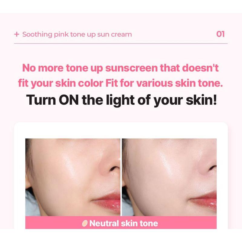 Make P:rem - Soothing Pink Tone Up Sun Cream