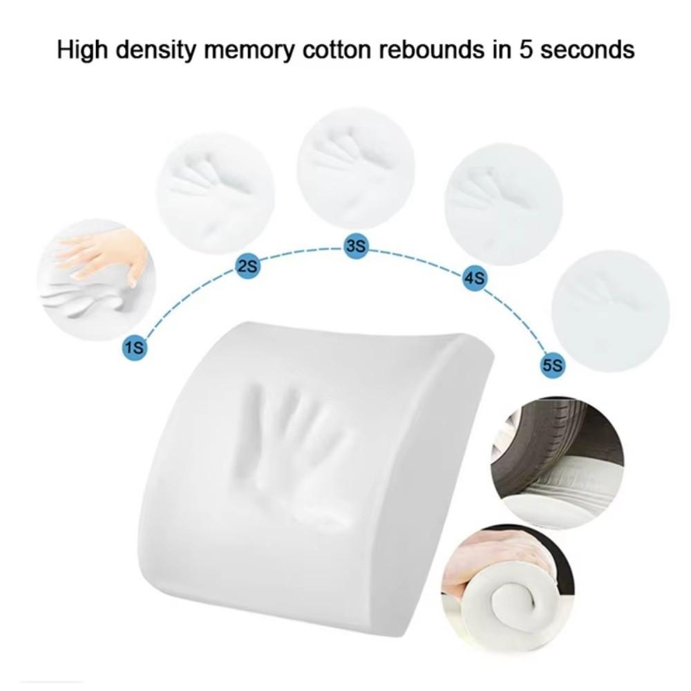 Soft Memory Foam Pillow Multi-purpose Back Waist Cushion New Lumbar Support Pillow  Home Office