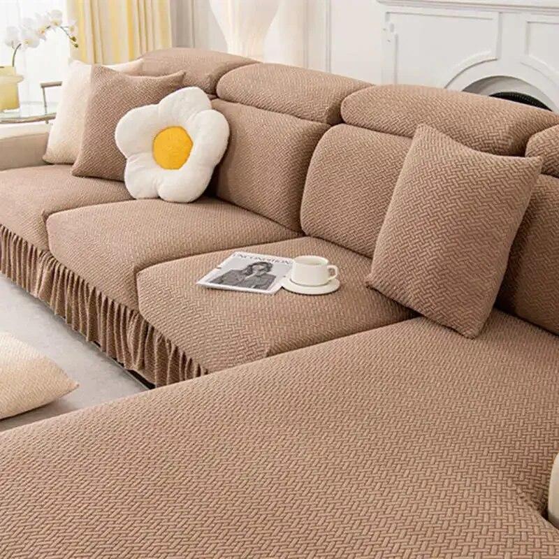 

Эластичный чехол на сиденье дивана с юбкой Комбинированный чехол на подушку для дивана Универсальный нескользящий универсальный матрас для дивана Backrest Cover S