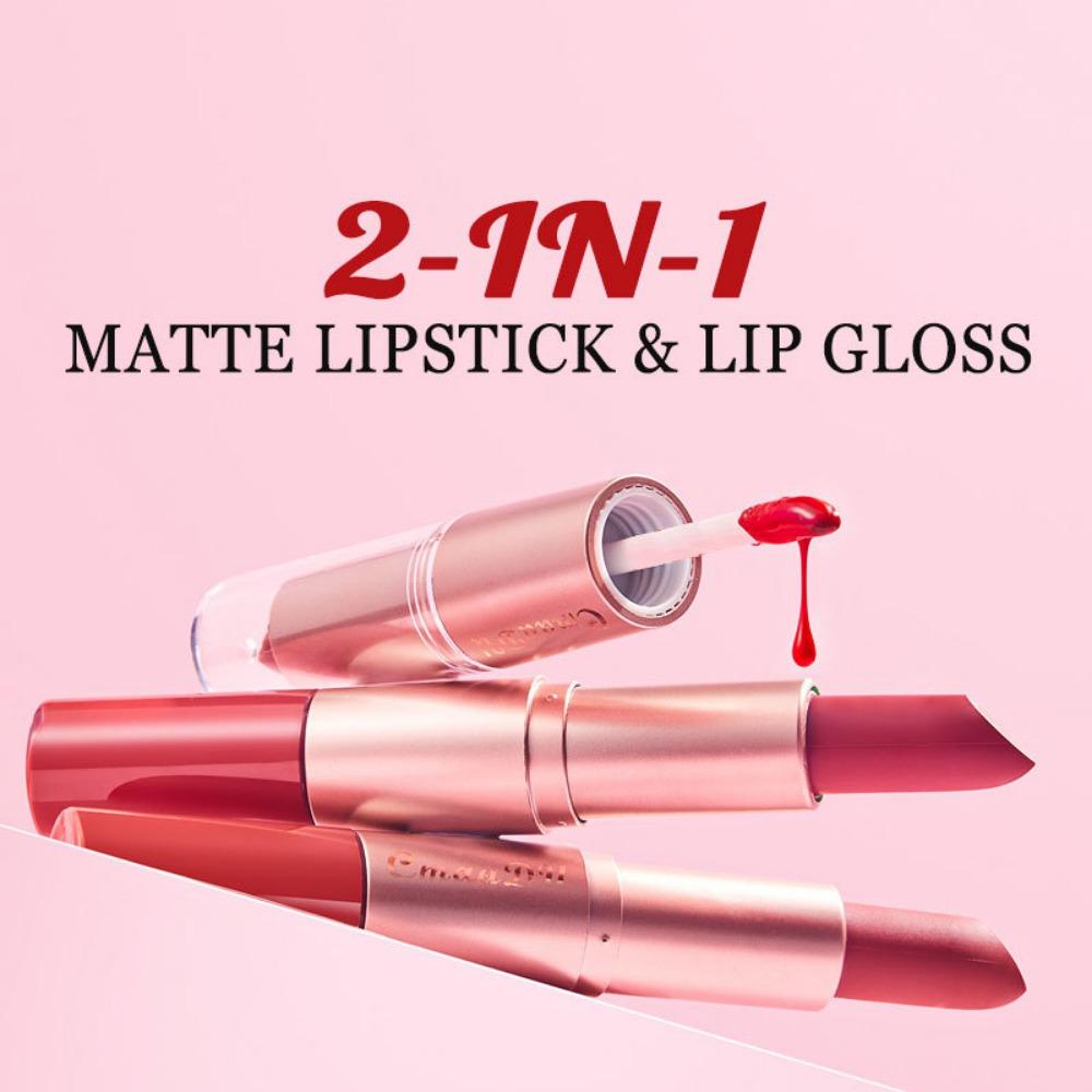 CmaaDu 3 Tragen Sie das Zwei-in-Eins-Rot und den Lipgloss auf, ohne es zu färben und ohne eine Tasse aufzuhängen