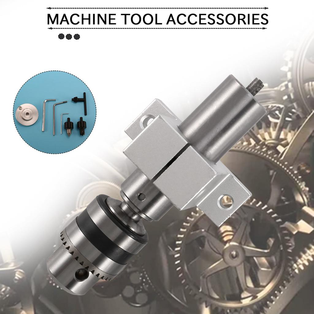 Aug. Multifunction Drilling Tailstock Live Center With Claw For Mini Lathe Machine Revolving Centre DIY Accessories Woodworking