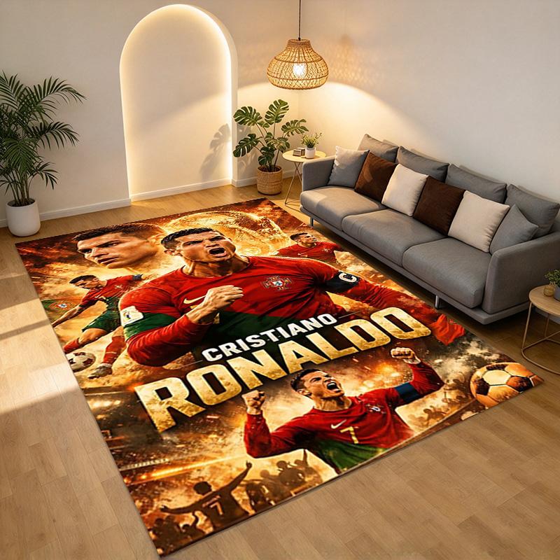 Cristiano Ronaldo Living Room Nonslip Area Rug Soft Carpet For Bedroom Game Playroom Sofa Office Home Decor Doormat Christmas Gift C9301843