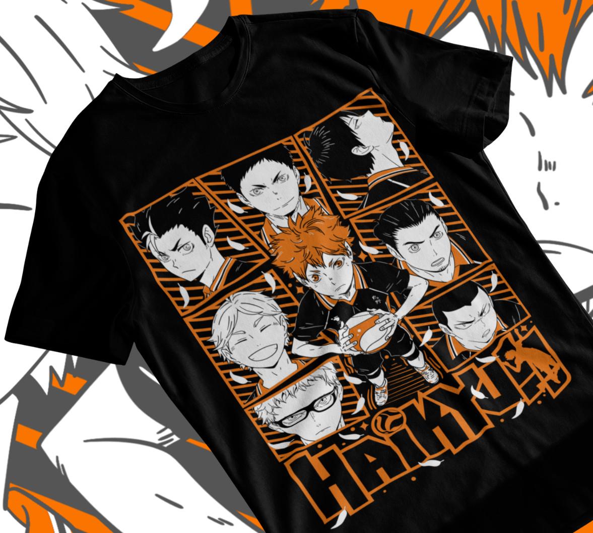 Haikyuu T-shirt Volleyball Kuroo Tetsurou Kozume Kenma Anime Shirt Soft Tee XXXL