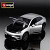AABKQ1 Bburago 1:24 Porsche Macan EV SUV Legierung Luxy Automodell Druckguss Metall Neue Energie Elektrofahrzeuge Automodell Simulation Kindergeschenk