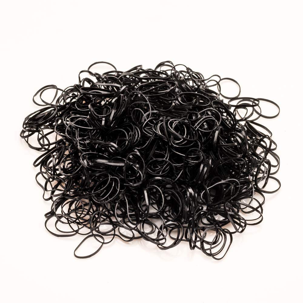 BEAUTY PLAYER Kids Hair Ties, Tangle-Free, Disposable, 1000-Piece Set, PU Rubber Bands, Hair Ornaments, Birthday Decorations, Hair Accessories, Gifts