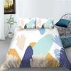 Simple Wind Quilt Cover Pillowcase Two Or Three-Piece Set Painted Series Digital Printing Polyester