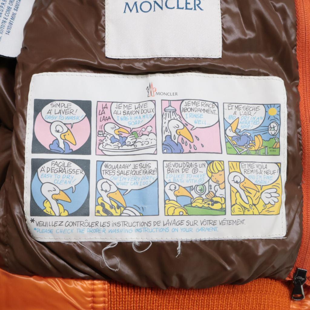 Moncler MARQUE Down Jacket Jacket 1 OrangeUsed