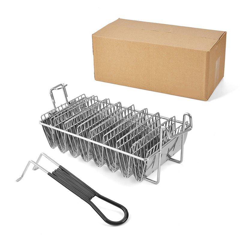 

Good-Taco Basket Holds 4 Shells Deep Fryer Taco Holder Baskets Taco Fry With Grip Handle
