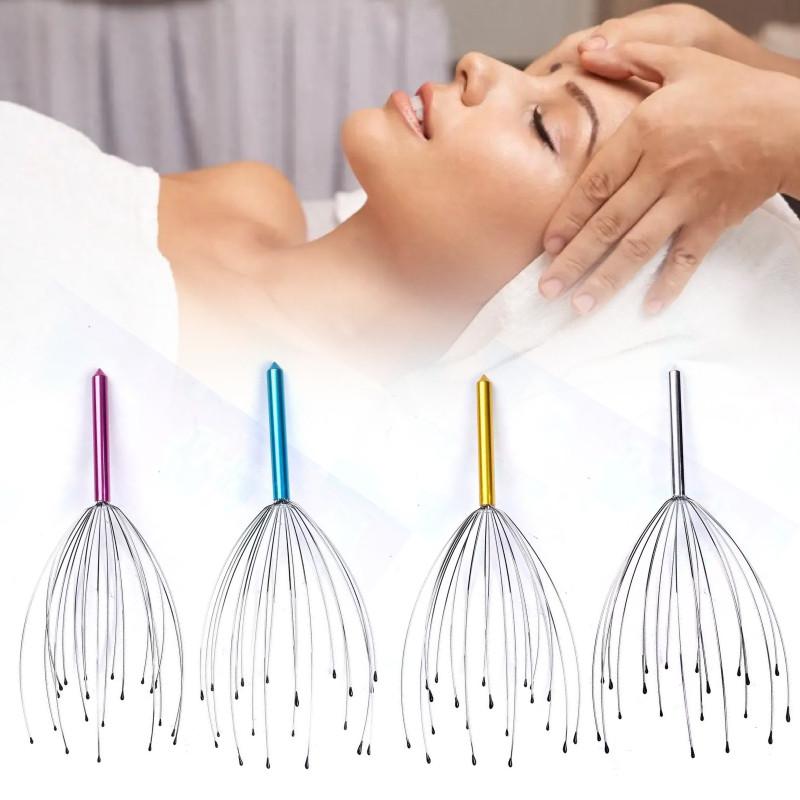 Head Relax Massager Healing Neck Claw Antistress Pain Relief Scalp Headache Spa