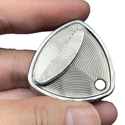 Finger Slider Triangle Design Metal Fidget Slider Magnetic Haptic Slider for Stress and Anxiety Boys Men Birthday Gifts