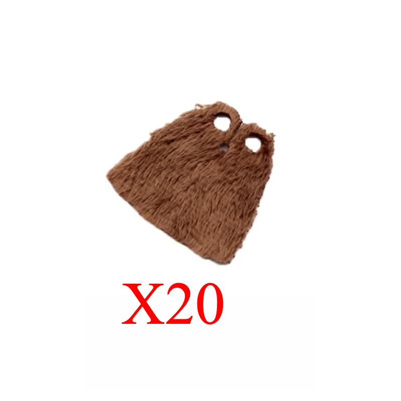 MOC Character Accessories Building Blocks Medieval Soldier Hood Wearing Coat Cape Battle Robe Mini Brick Boy Toy Gift A08