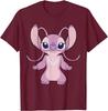 Hot Fashion Lilo & Stitch Angel Front and Back 2-Sided T-Shirt S-4XL Four Seasons Unisex