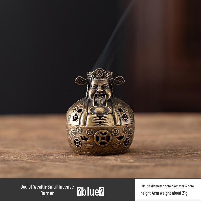 Creative Alloy Mini Indoor Incense Burner - Perfect for Homes, Hotels, and Small Decorative Spaces