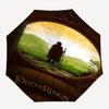 1pc Lord of the Rings Automatic Folding Umbrella - Compact 8-Rib Design, Durable Plastic & Iron1223L