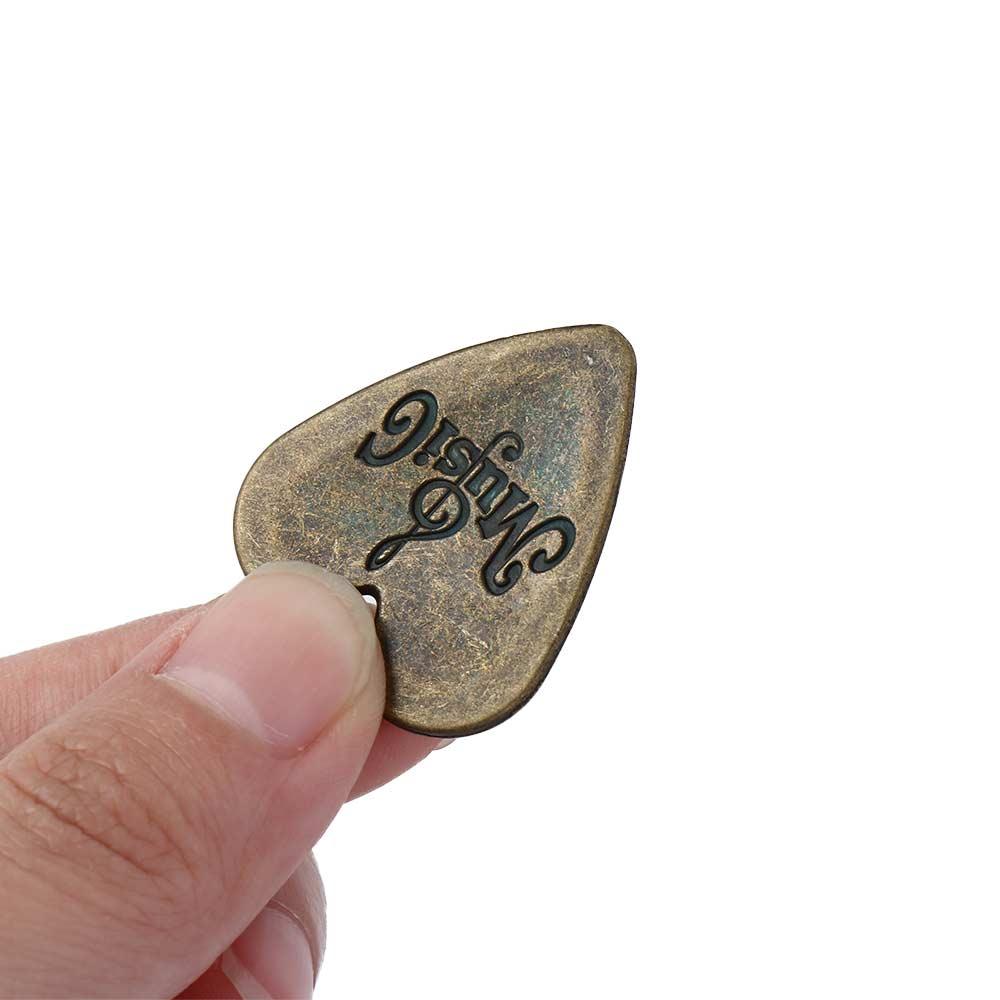 Entertainment Guitar Parts and Accessories Plectrum Zinc Zinc Zinc Alloy Pick Guitar Pick Metal Guitar Pick