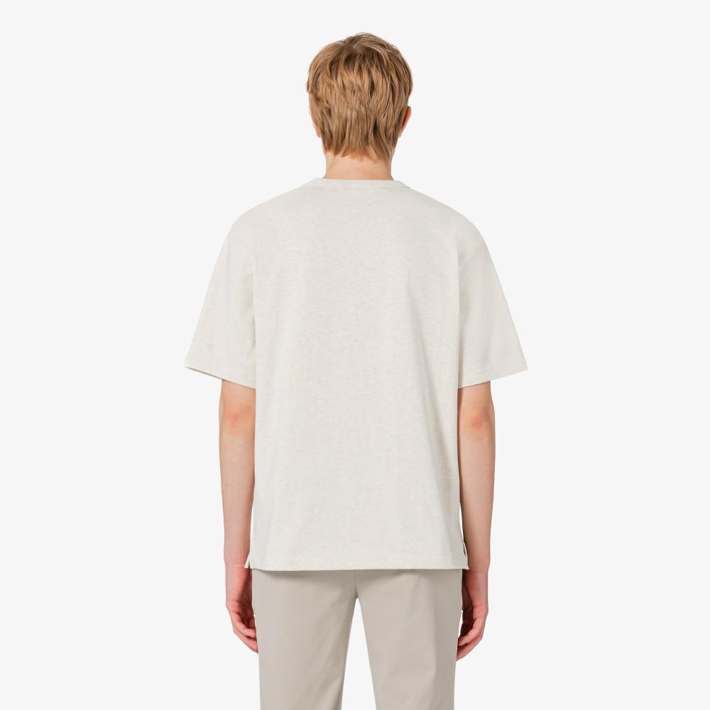 [lacoste] Men's Basic Heavy Jersey Short-Sleeve T-shirt TH315E-56GXFJ