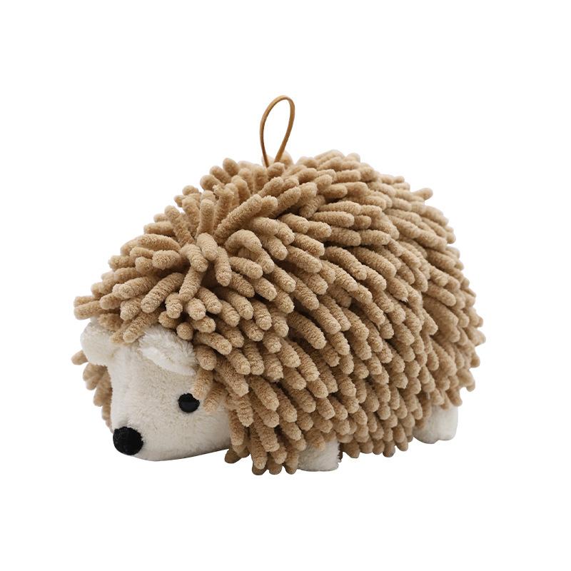 Новое Мягкое Ежик Велюровое Полотенце для Рук Подвесное Пушистое Велюровое Полотенце Супер Впитывающее Быстросохнущее Забавное Полотенце для Рук