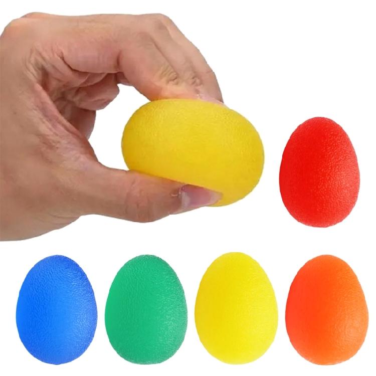 5Pcs Stress Relief Balls Hand Exercisers Stress Reliever Silicone Grip Strength Trainer Wrist Exercise Equipment