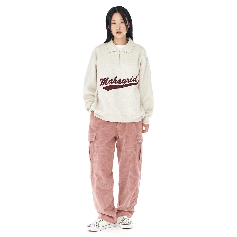 MAHAGRID Corduroy Cargo Pant Pink(Mg2Dfmpa20A)
