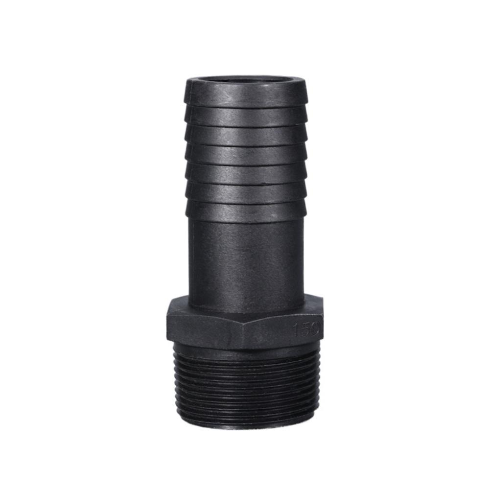 5PCS Plastic Hose Barb Fitting Adapters with NPT Male Connector Suitable for Wide Temperature Range and Pressure Conditions