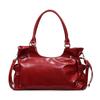 Y2k Retro Umhängetasche Damen Lack Motorrad Crossbody Große Achseltasche Seitentasche Kordelzug Tote Für Tägliches Pendeln Reisen