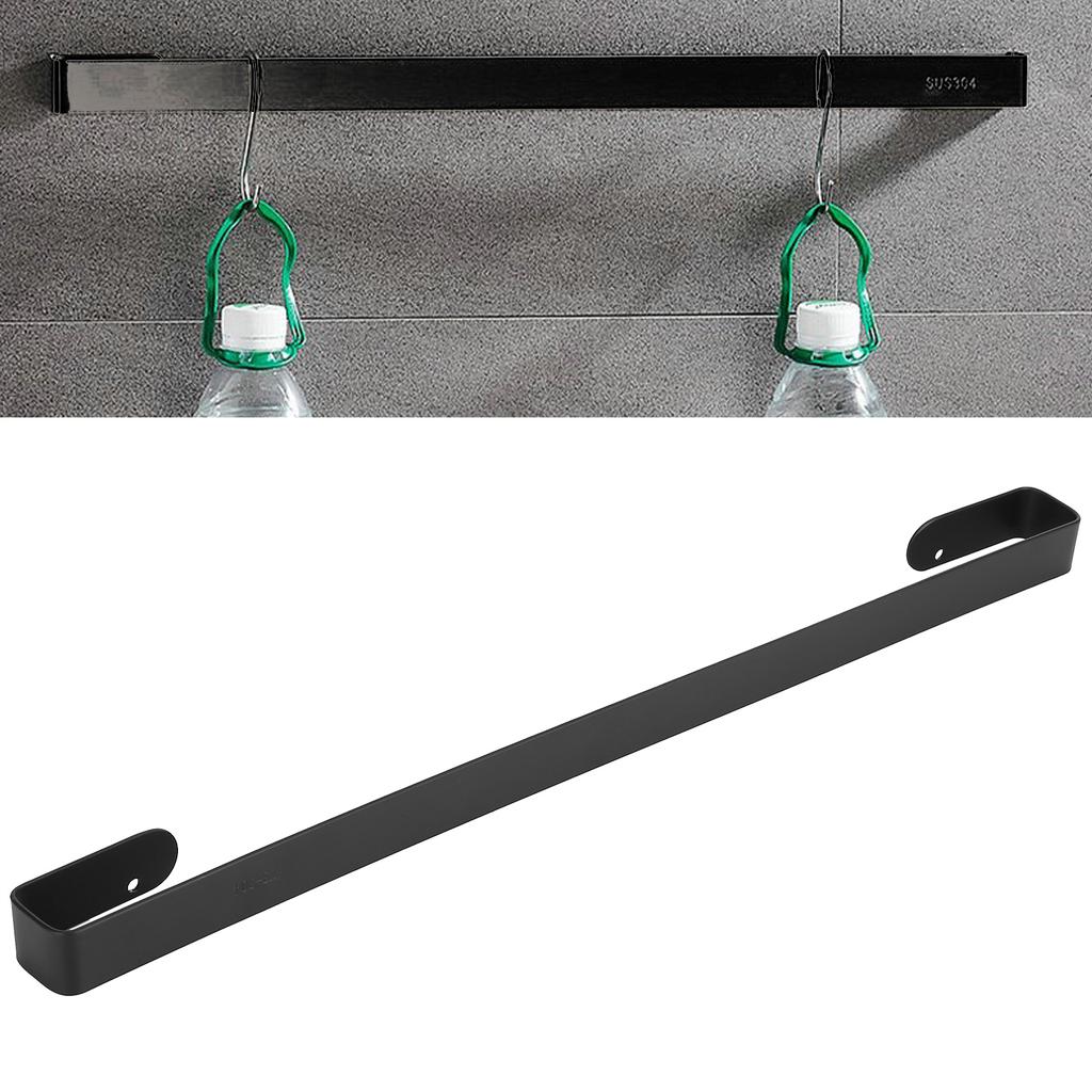 Handtuchstange Edelstahl Einzelstange Handtuch Pantoffeln Ablage Halter für Toilette Badezimmer Hotel