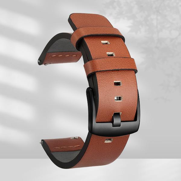 20mm 22mm Watch band Quick release Leather Strap for Samsung Galaxy Watch 3 Active2 40 44mm huawei watch gt 2 WatchBand 18 24mm