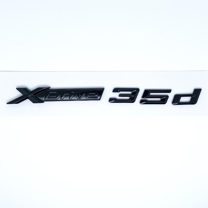 3D Xdrive 301 30d 35i 35d Car Fender Emblem Trunk Badge Sticker For BMW X1 X3 X4 X5 X6 X7 Logo Accessories