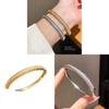 Copper Zirconia Textured Clasp Bracelet With Elegant Design For Women