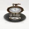Antique Spencer Compass Clock, Nautical Table Clock, Brass Desk & Shelf Clocks