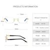 Unisex Blue Light Blocking Reading Glasses Diamond Cut Frameless Design  Anti Fatigue Presbyopic Eyeglasses Degree +1.0 To +4.0