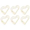 100pcs Paper Clips Portable Cute Mini Electroplated Gold Metal Paper Clips for Office Home File Sorting with Storage Box